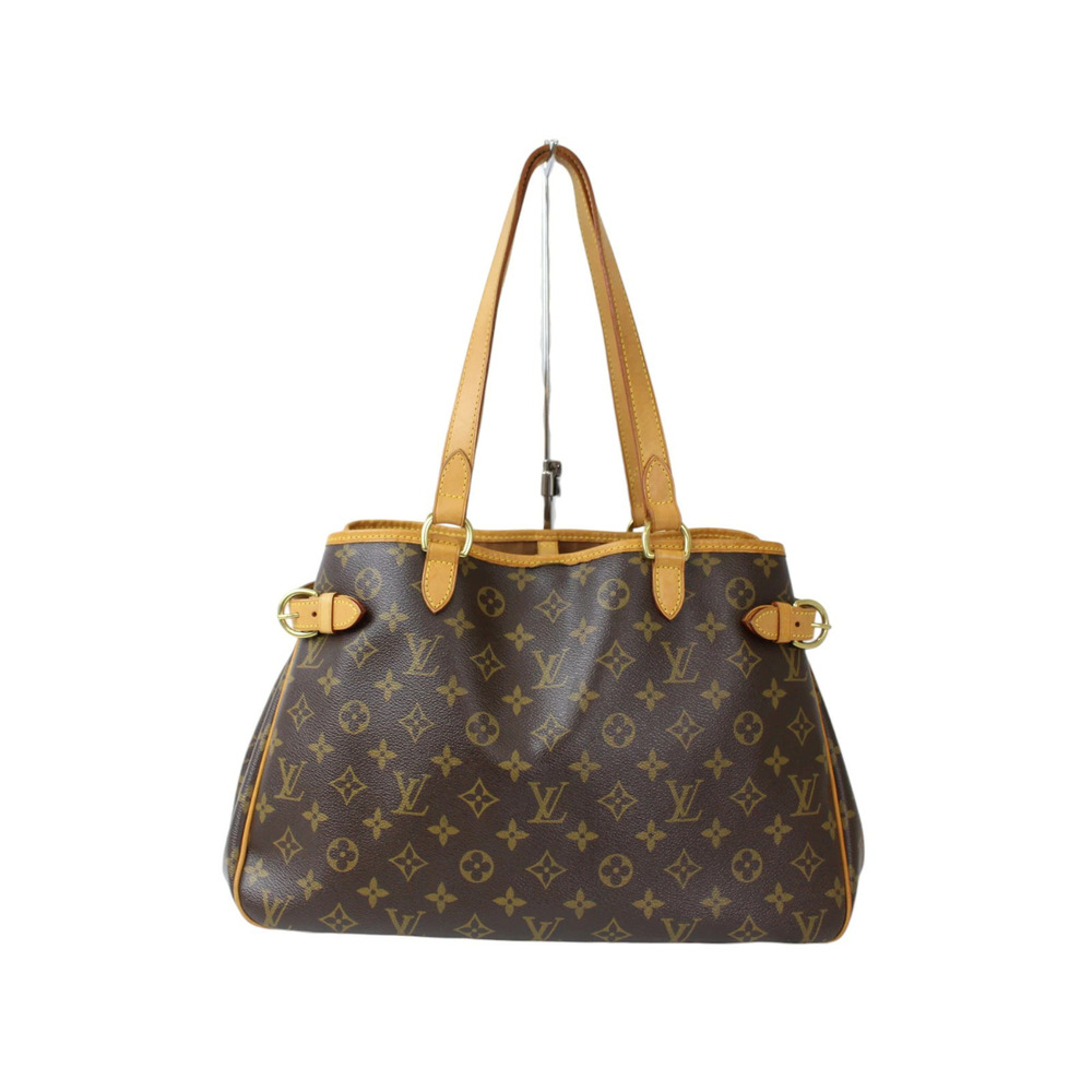 LOUIS VUITTON Batignolles Horizontal Monogram Canvas Brown Handbag Tote Bag